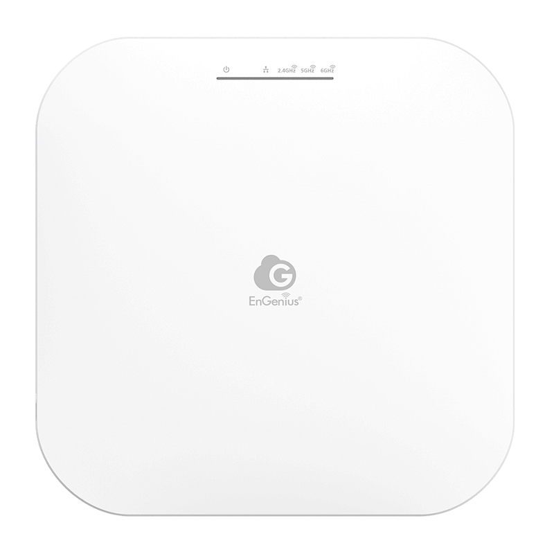 EnGenius ECW336 Tri-Band Wi-Fi 6E 4×4 2.4GHz, 5GHz and 6GHz Multi Gigabit Indoor Access Point