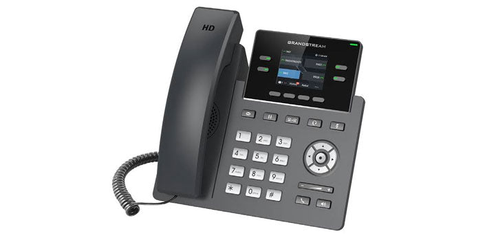Grandstream GRP2612W 2 Lines 2 SIP Wi-Fi Connected 2.4in Colour Screen IP Phone