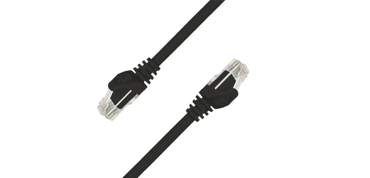 1 Metre Cat6 UTP Indoor Ethernet Cable - Black