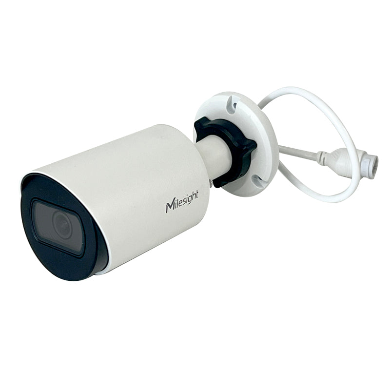 Milesight 4K NDAA AI Vandal-proof Mini Bullet Network Camera - Cable Out