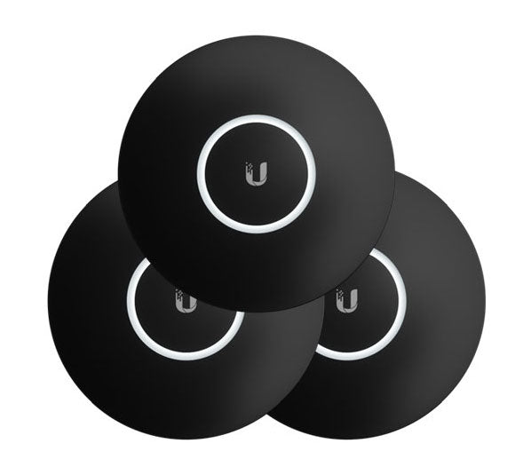 Ubiquiti Black Design Upgradable Casing for nanoHD, U6-Lite and U6-Plus 3-Pack