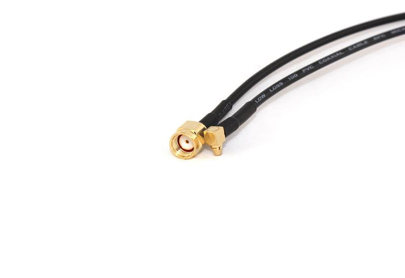 RP-SMA Male to MMCX Right Angle 35cm Coax Pigtail