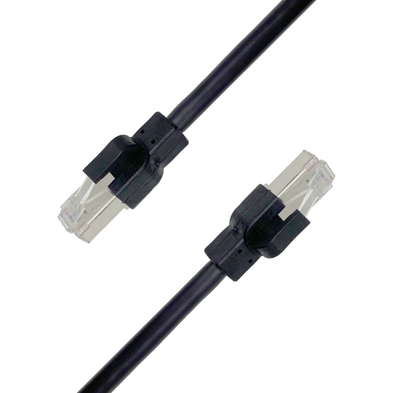 0.5 Metre Cat6A S/FTP PUR Outdoor Shielded Ethernet Cable