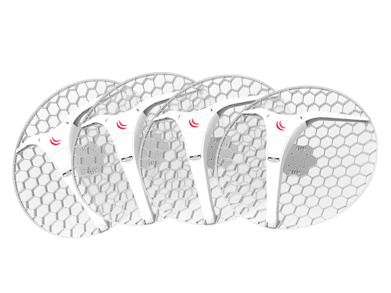 MikroTik LHG 5ac Dual Chain 5GHz Integrated 27dBi Antenna 4-Pack