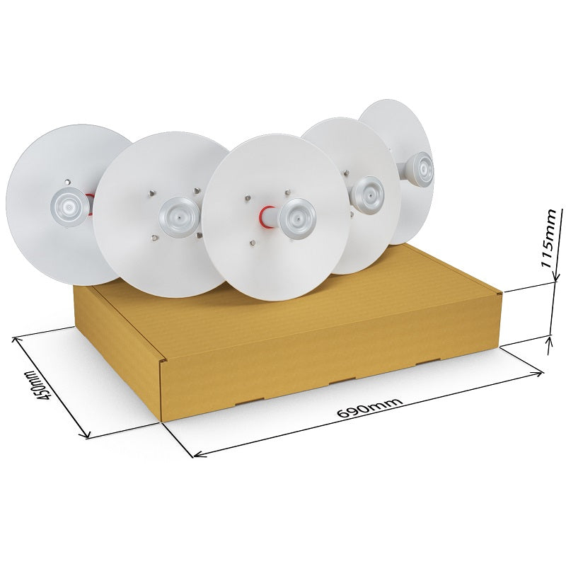 RF Elements StarterDish 24dBi UM Parabolic Dish Antenna 5-PACK