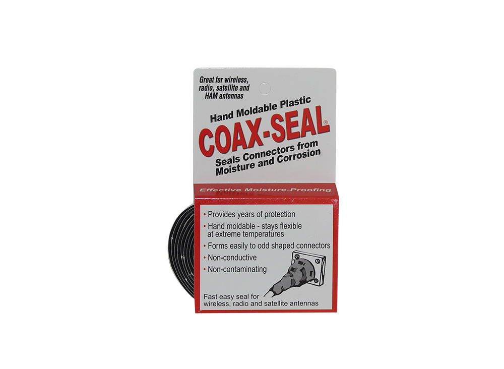 Coax-Seal Hand Moldable Plastic Weatherproofing Tape, Half Inch Wide