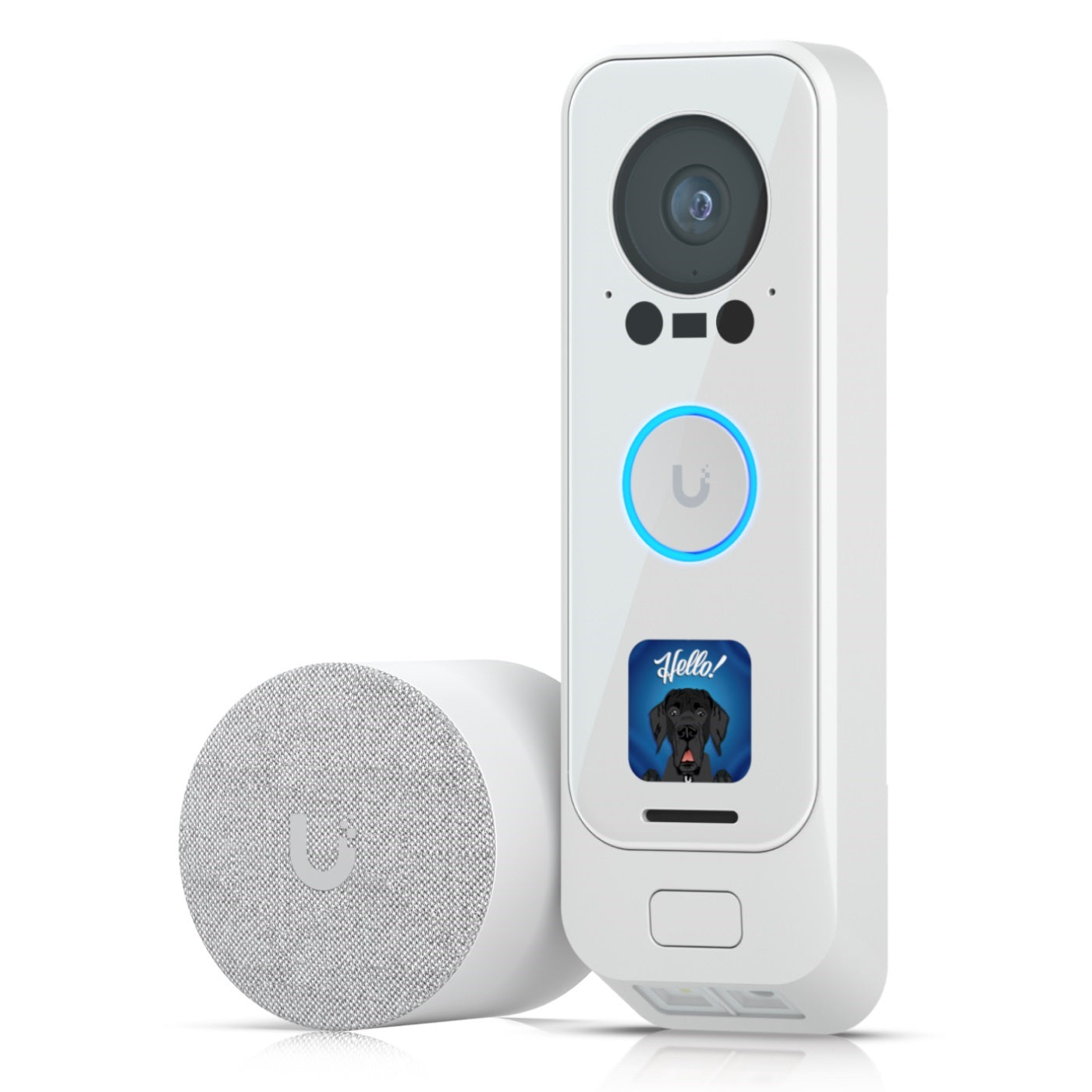 Ubiquiti UniFi Protect G4 Doorbell Pro Dual Camera PoE Kit with Doorbell and PoE Chime - White