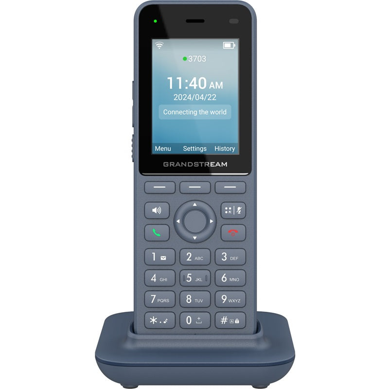 Grandstream WP826 Cordless Dual-Band Wi-Fi 6 IP Phone with 12-hour talk time