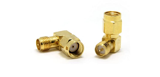 RP-SMA Male to RP-SMA Female Right Angle Adaptor