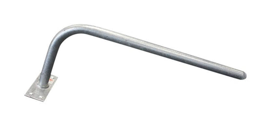Hockey Stick Curved Fascia Mount 500mm