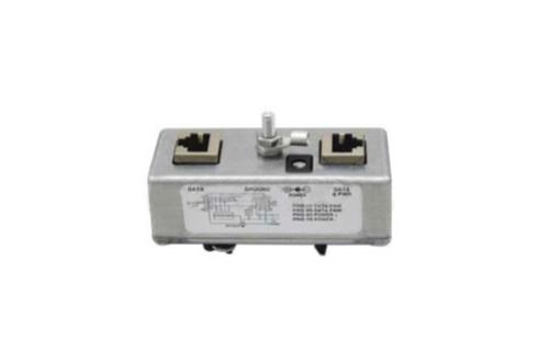 L-com Single Port DIN Mount CAT5 Passive PoE Midspan Injector