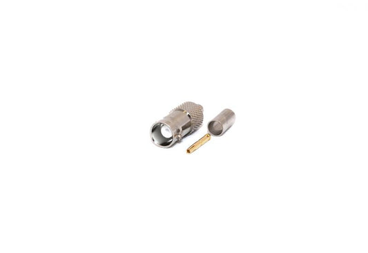 BNC Female CRIMP 50 Ohm Connector for LMR195/RG58