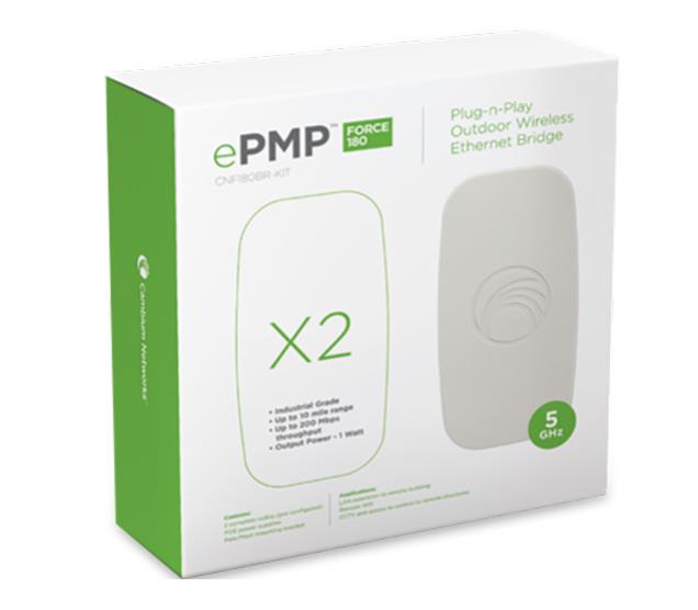 Cambium ePMP Force 180 5GHz Wireless Bridge in a Box