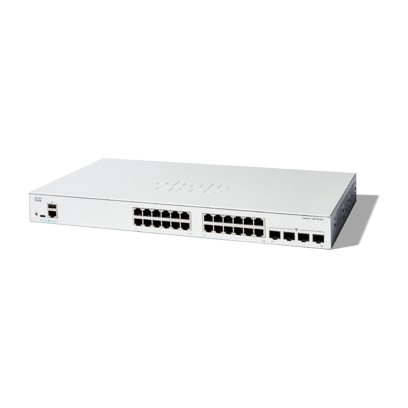 Catalyst 1200 24-port GE, 4x1G SFP, Managed Switch (no PoE)