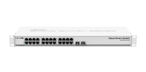 MikroTik CRS326-24G-2S+RM 24 Port Cloud Router Switch with 10 Gbps Uplink
