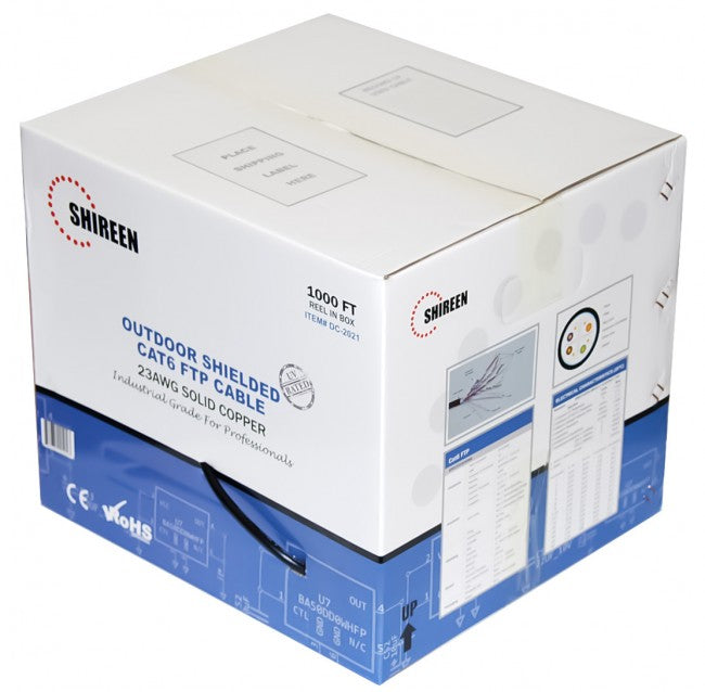Shireen Outdoor CAT6 FTP Shielded Cable per meter
