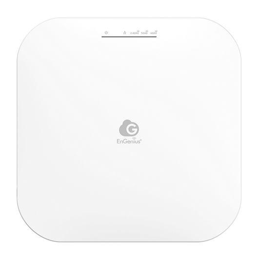 EnGenius ECW336 Tri-Band Wi-Fi 6E 4×4 2.4GHz, 5GHz and 6GHz Multi Gigabit Indoor Access Point