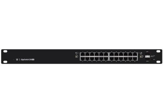 Ubiquiti EdgeSwitch Gigabit 24 port 250W Managed Dual POE+ IEEE 802.3at/af and 24V Passive PoE Switch