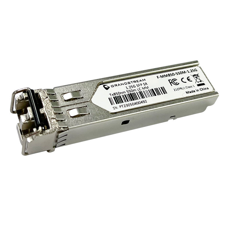 Grandstream SFP Fiber Module Multi-Mode, 850nm, 550-Metre, 1.25Gbps, LC