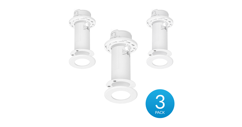 Ubiquiti Recessed ceiling mount for UniFi U6-MESH and FlexHD Access Point 3 pack