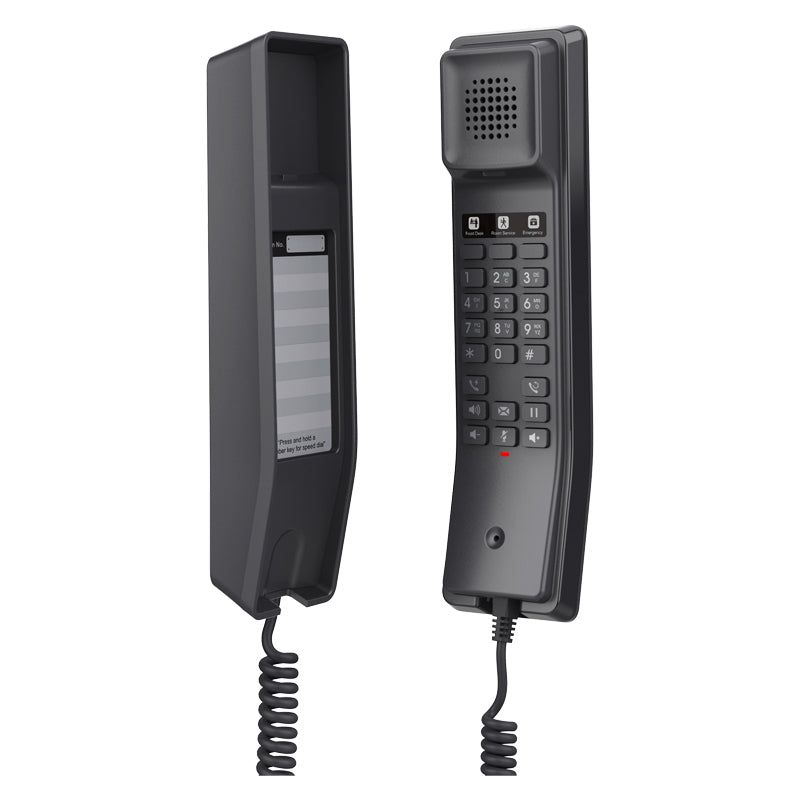 Grandstream GHP611 Compact Hotel SIP IP Phone - Black