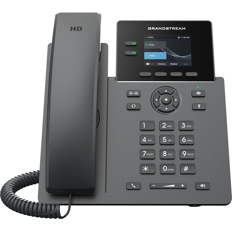 Grandstream GRP2610P 2 Lines, 2 SIP Accounts, 2.4 in Colour Screen with PoE