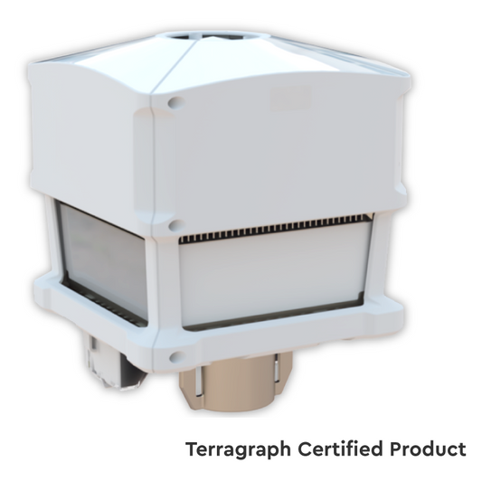 MetroLinq 60GHz Terragraph Distribution Node (DN) with 1 radio, 90Â° coverage