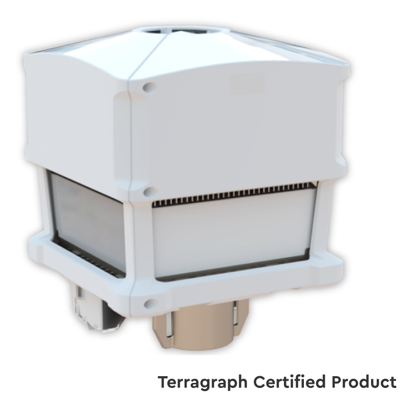 MetroLinq 60GHz Terragraph Distribution Node (DN) with 3 radios, 270Â° coverage