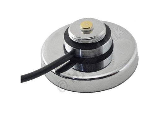 L-com NMO-Series Chrome Mobile Magnetic Mount with 3m LLC195 and SMA Male Connector