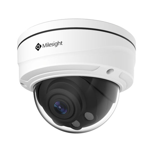 Milesight 5MP NDAA AI Motorized Zoom Pro Dome Network IP Camera with P-Iris 7-22mm Lens