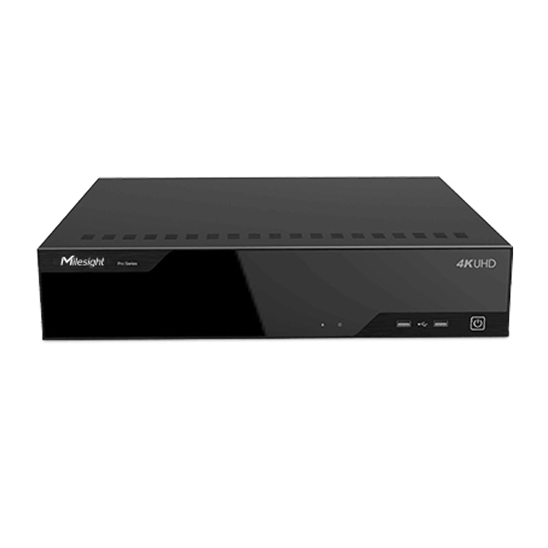Milesight 4K 64 Channel Pro IP Camera Network Video Recorder LPR Camera Supported