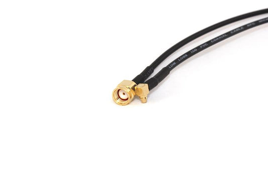 RP-SMA Male to MMCX Right Angle 35cm Coax Pigtail