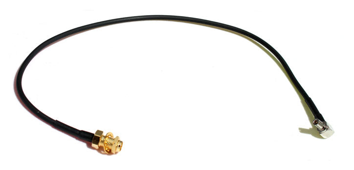TS9 Male RA to SMA Female Bulkhead 30cm LLC100 50 Ohm Coax Pigtail