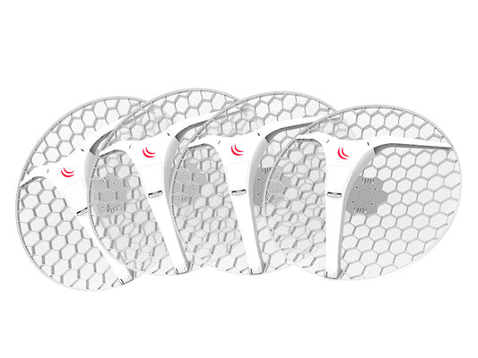 MikroTik LHG 5ac Dual Chain 5GHz Integrated 27dBi Antenna 4-Pack