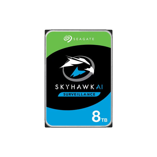 Seagate SkyHawk AI 8TB 256MB Cache 6Gb/s 3.5 Inch SATA Surveillance Optimised Hard Drive