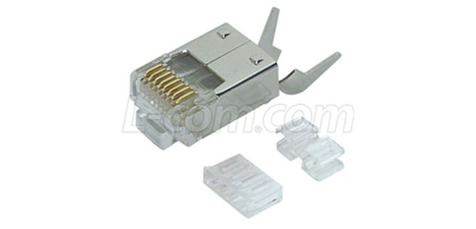 Cat6 RJ45 Shielded Plug with Strain Relief